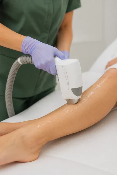 aplicação laser